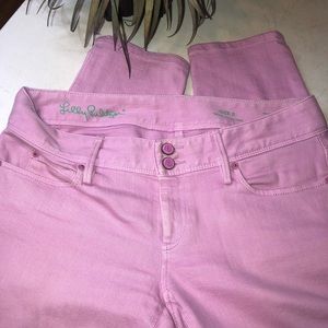 Lilly Pulitzer•Worth Skinny Mini Jeans•Pink•Size 6